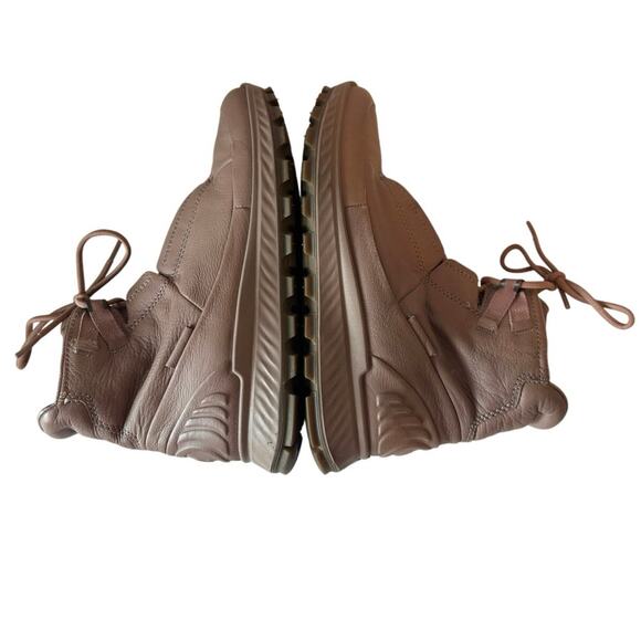Ecco Womens Exostrike Leather Hiking Ankle Boot Size 39 (8-8.5 US) Morel Outdoor - Picture 4 of 7
